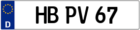 Truck License Plate